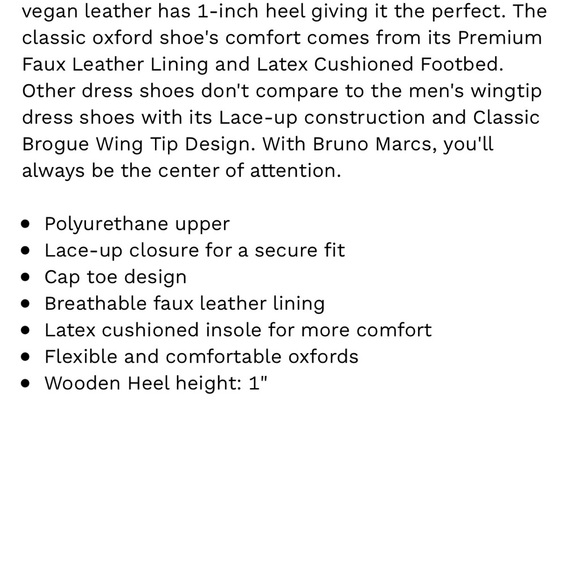 ‼️$5 SALE‼️ BRUNO MARC Oxford Lace Up Shoes - Picture 4 of 15